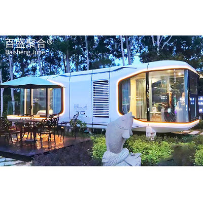 गुणवत्ता  Modern Modular Space Capsule House with Galvanized Steel Frame फैक्टरी