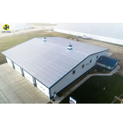 ISO9001 2008/CE/BV प्रमाणित दो मंजिला पूर्वनिर्मित इस्पात संरचना कार्यालय भवन