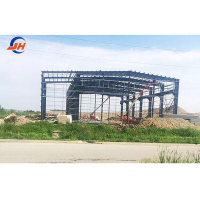 Q235B/Q345B कम कार्बन स्टील से निर्मित औद्योगिक भवन