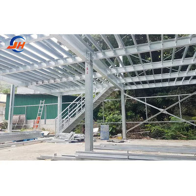 Solid H-shape Steel Beam Prefabricated Warehouse आयरन शेड बिल्डिंग with Free Drawing