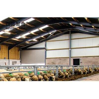 Prefabricated Steel Structure Goat Farming Design Shed House for Q235 लो कार्बन स्टील