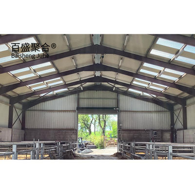 Prefabricated Steel Structure Goat Farming Design Shed House for Q235 लो कार्बन स्टील