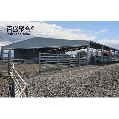 Prefabricated Steel Structure Goat Farming Design Shed House for Q235 लो कार्बन स्टील