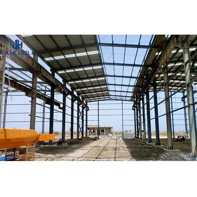 इस्पात संरचनात्मक इस्पात फ्रेम कार्यालय निर्माण के लिए पूर्वनिर्मित गोदाम/कार्यशाला