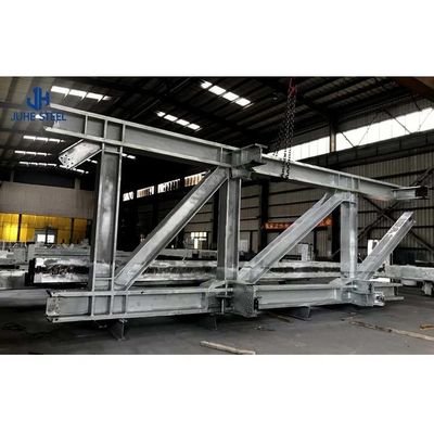 कम कार्बन स्टील Q235 Q345 जस्ती स्टील वेयरहाउस कार्यशाला हैंगर गैरेज संरचना