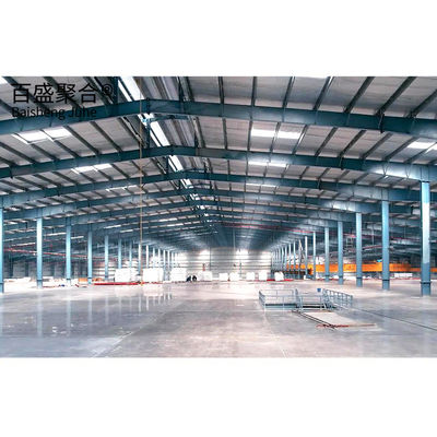 कंस्ट्रक्शन कंपनी हॉल के लिए ग्रेड Q235/Q345B पूर्वनिर्मित इस्पात संरचना भवन