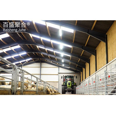 Steel Structure Piggery House Design for Pig Farming Tolerance ± 1% एमटीएस ड्राइंग डिजाइन