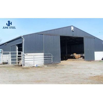 Q235B/Q345B Low Carbon Steel Metal Pole Barn for Livestock Panels and Dairy Cow House - पशुधन पैनलों और डेयरी गायों के घर के लिए कम कार्बन स्टील धातु पोल बर्न