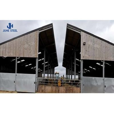 Q235B/Q345B Low Carbon Steel Metal Pole Barn for Livestock Panels and Dairy Cow House - पशुधन पैनलों और डेयरी गायों के घर के लिए कम कार्बन स्टील धातु पोल बर्न