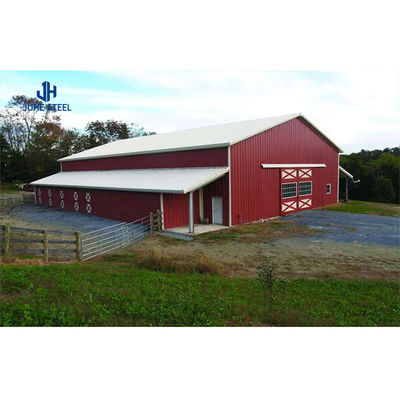 Q235B/Q345B Low Carbon Steel Metal Pole Barn for Livestock Panels and Dairy Cow House - पशुधन पैनलों और डेयरी गायों के घर के लिए कम कार्बन स्टील धातु पोल बर्न