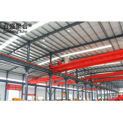 स्टील वर्कशॉप Utilizing Solid H-shape Steel Beam Main Frame in Modern Prefab Building आधुनिक प्रीफैब बिल्डिंग में स्टील बीम मुख्य फ्रेम का उपयोग करना