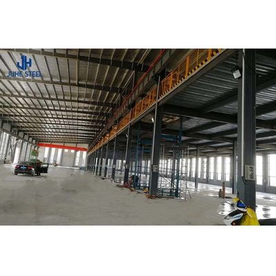 टिकाऊ GB मानक Q235B Q355B गोदाम कार्यशाला के लिए पूर्वनिर्मित इस्पात भवन
