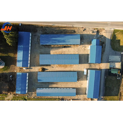 Q355 Q235B पूर्वनिर्मित कार्यशाला भवन धातु भवन गैरेज कार्यशालाएं