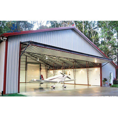 किफायती प्रीफैब स्टील स्ट्रक्चर एयरक्राफ्ट हैंगर ISO9001 2008/CE/BV प्रमाण पत्र के साथ