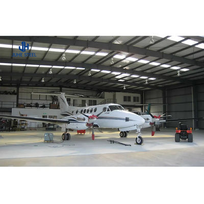 किफायती प्रीफैब स्टील स्ट्रक्चर एयरक्राफ्ट हैंगर ISO9001 2008/CE/BV प्रमाण पत्र के साथ