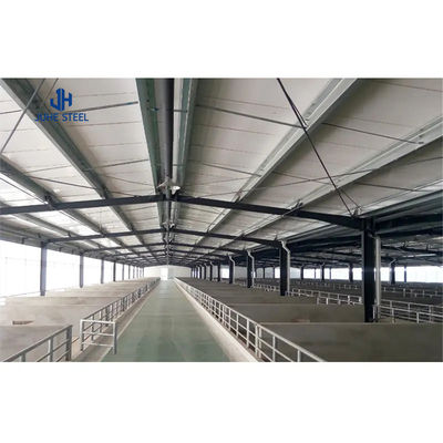 Q235B/Q345B कम कार्बन स्टील स्टील संरचना चिकन कोप पूर्वनिर्मित चिकन हाउस