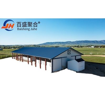 Q235B/Q345B कम कार्बन स्टील स्टील संरचना चिकन कोप पूर्वनिर्मित चिकन हाउस
