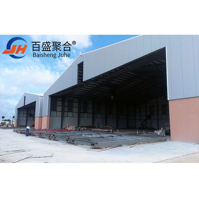 Q235B / Q345B लो कार्बन स्टील प्रीफैब्रिकेटेड मेटल बिल्डिंग्स Prefab Steel Frame Buildings