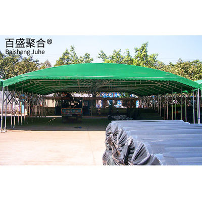 गोदाम और बाहरी पार्किंग में मजबूत प्रभाव प्रतिरोध के लिए retractable canopies