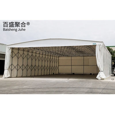 गोदाम और बाहरी पार्किंग में मजबूत प्रभाव प्रतिरोध के लिए retractable canopies