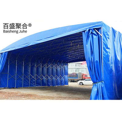 गोदाम और बाहरी पार्किंग में मजबूत प्रभाव प्रतिरोध के लिए retractable canopies