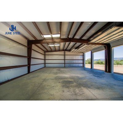 Metal Structure 2 Car Garage Shelter for Outdoor Steel Structural Steel Frame Workshop धातु संरचना 2 कार गैरेज आश्रय आउटडोर स्टील संरचनात्मक स्टील फ्रेम कार्यशाला