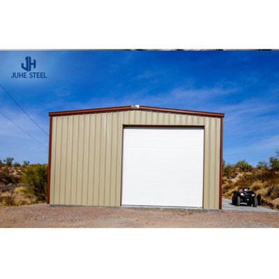 Metal Structure 2 Car Garage Shelter for Outdoor Steel Structural Steel Frame Workshop धातु संरचना 2 कार गैरेज आश्रय आउटडोर स्टील संरचनात्मक स्टील फ्रेम कार्यशाला