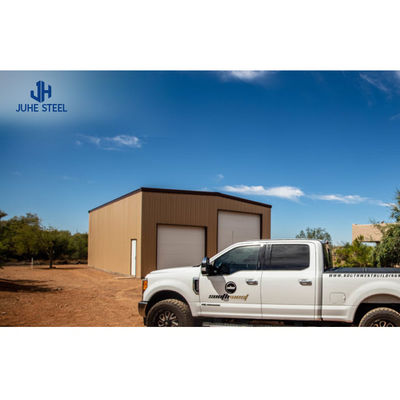 Metal Structure 2 Car Garage Shelter for Outdoor Steel Structural Steel Frame Workshop धातु संरचना 2 कार गैरेज आश्रय आउटडोर स्टील संरचनात्मक स्टील फ्रेम कार्यशाला