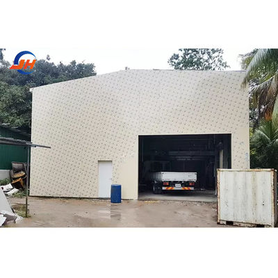 Q235 Q235B Q345 ग्रेड के लिए अनुकूलित छोटे इस्पात संरचना फ्रेम कार गैरेज गोदाम