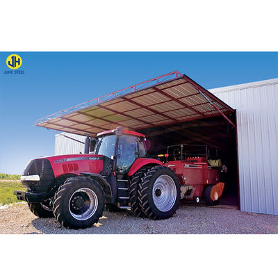 पूर्वनिर्मित इस्पात संरचना Mmetal Garage Shed With Purlin C.Z Shape Steel Channel (पुर्लिन सी.जेड आकार इस्पात चैनल के साथ धातु गैरेज शेड)